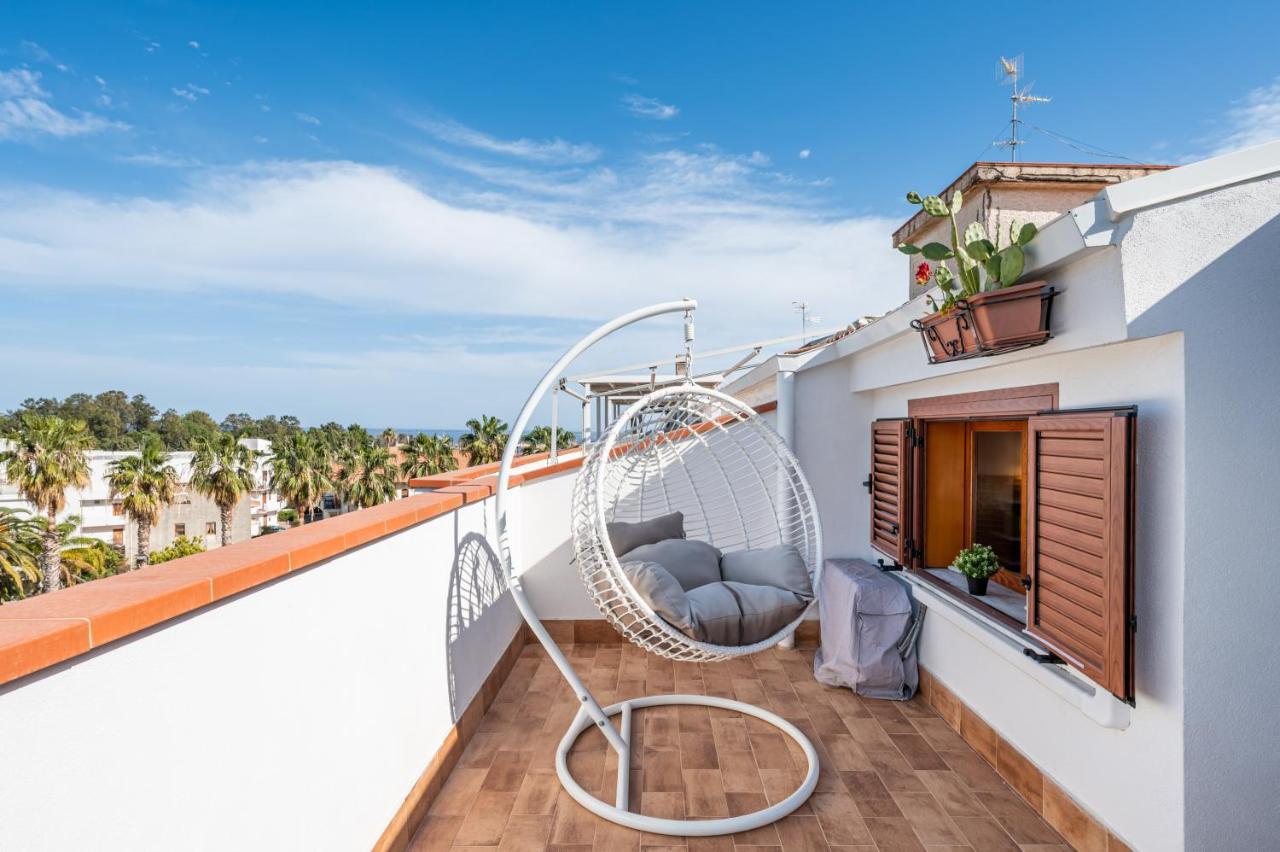 Naxos Charming Penthouse With Swimming Pool X6 Apartamento Giardini Naxos Exterior foto